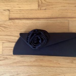 Elegant evening small black purse